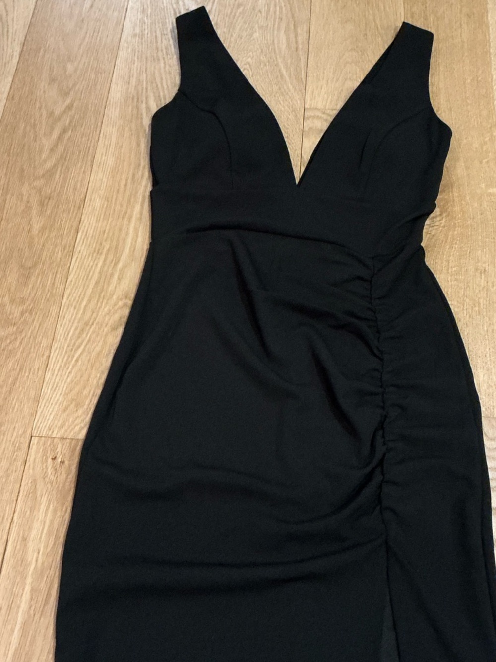 Windsor Romantic Black Mermaid Dress With Slit Women’s Size Small - Picture 9 of 11
